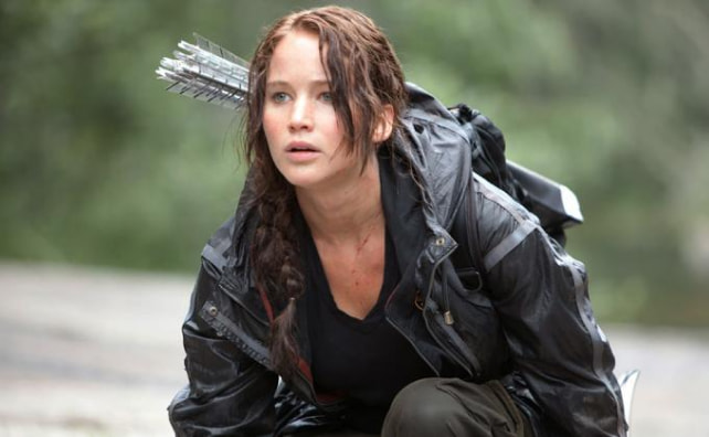 Jennifer Lawrence dans son rôle de Katniss Everdeen dans le film Hunger Games