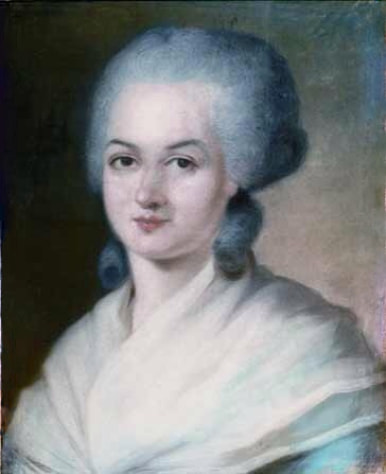 Peinture de Marie Gouze dite l'Olympe de Gouges