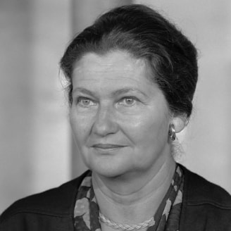 Photographie de Simone Veil